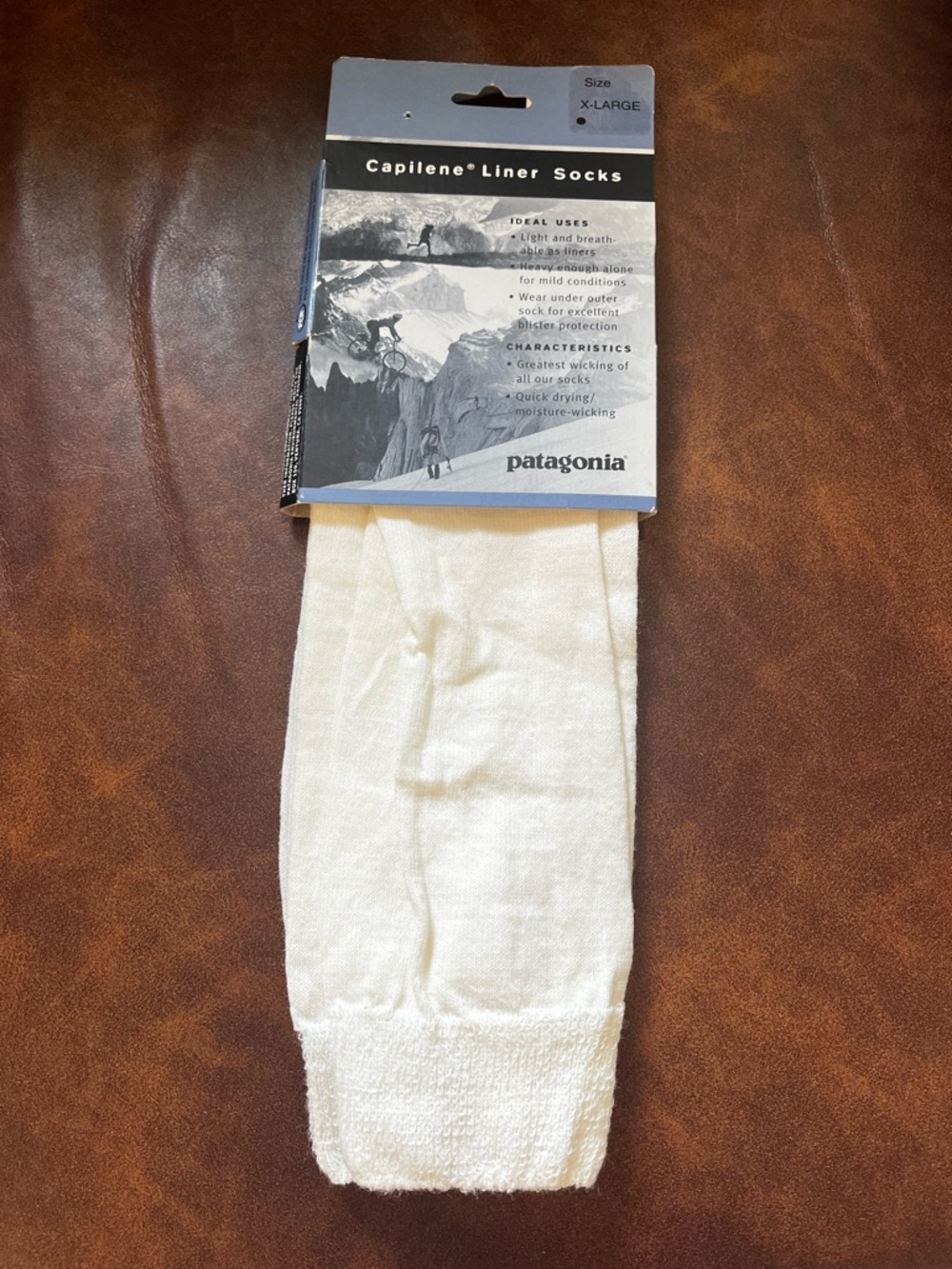 Patagonia White Capilene Liner Socks - Men's